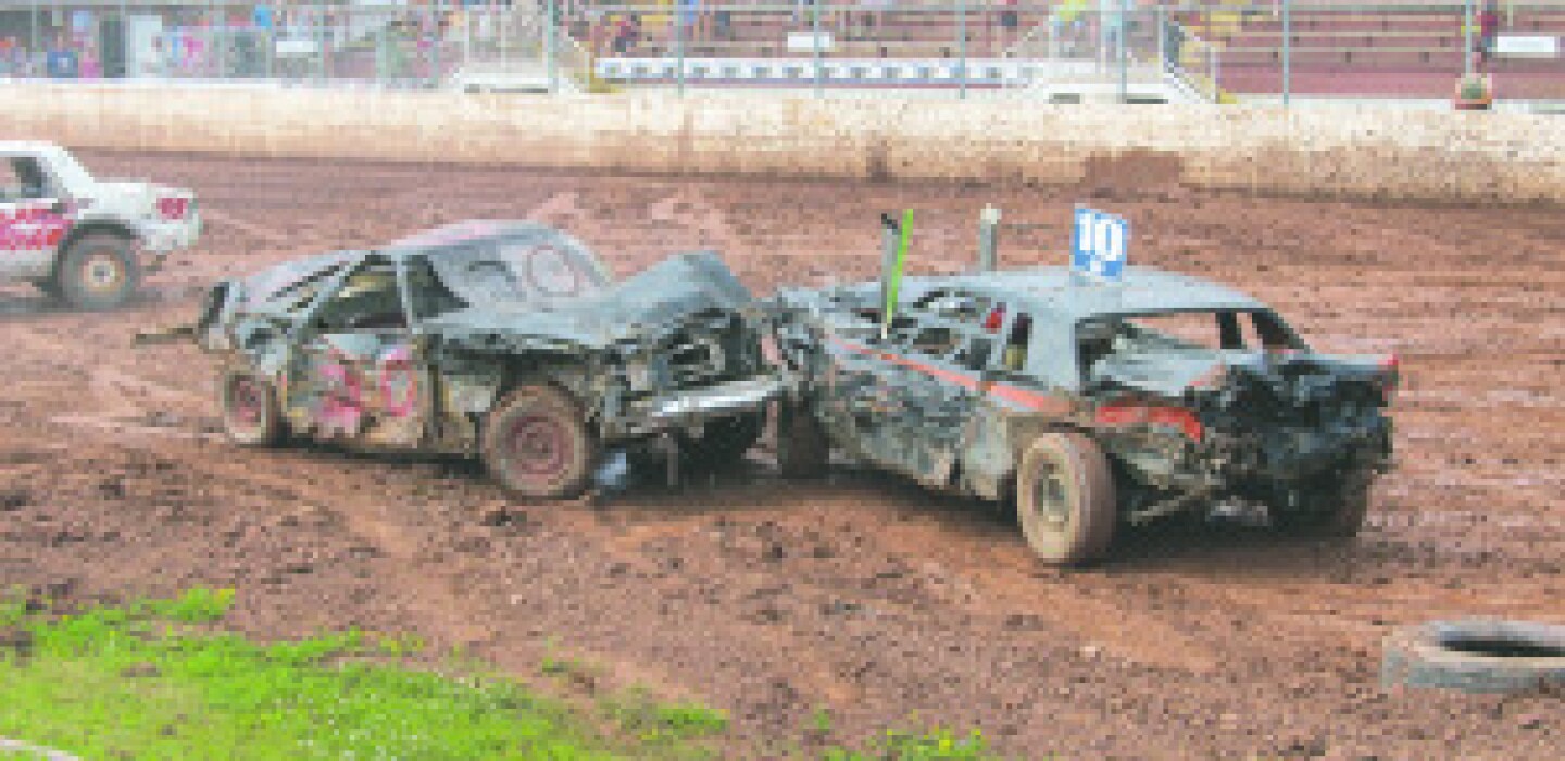 Stoddard, Brown crowned Demolition Derby champs at Head of Lakes Fair