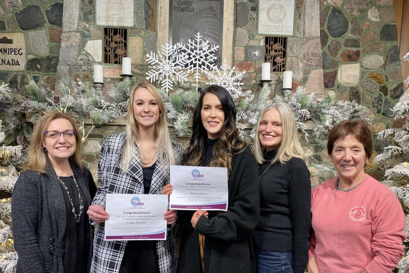 P.E.O. Sisterhood awards continuing education grants to local