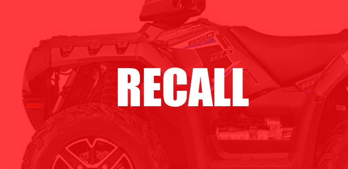 Polaris issues recall on ATVs