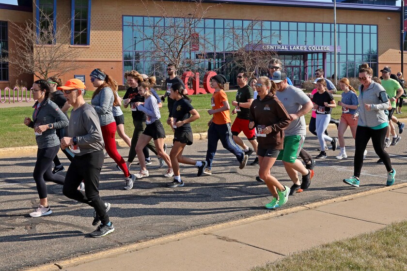 5K for Mental Health Awareness at Central Lakes College