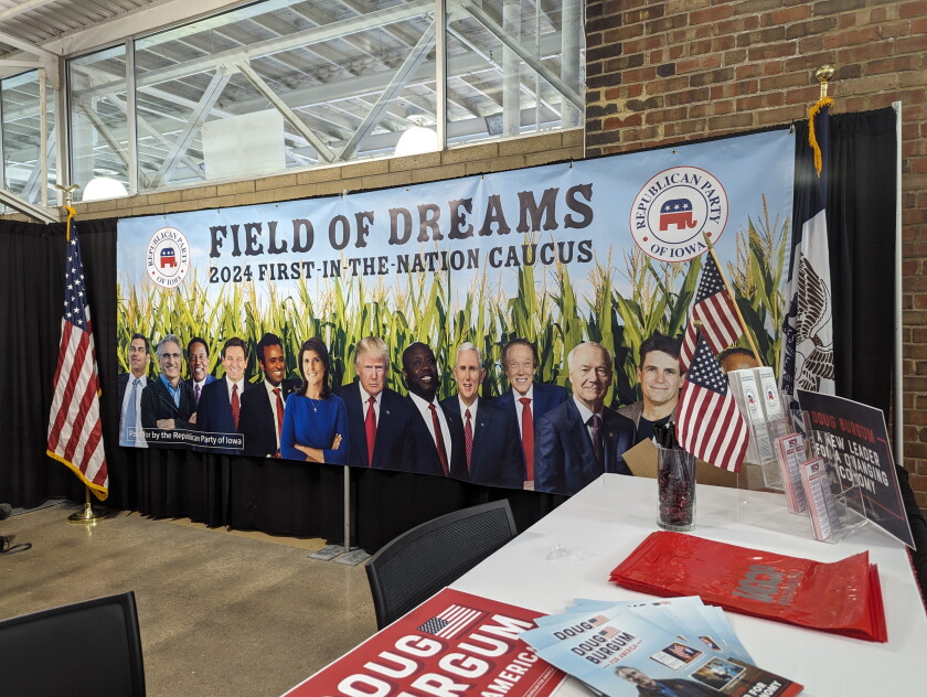 Iowa Gop Port: Burgum gets mostly cheers, and a couple of jeers, at Iowa State Fair