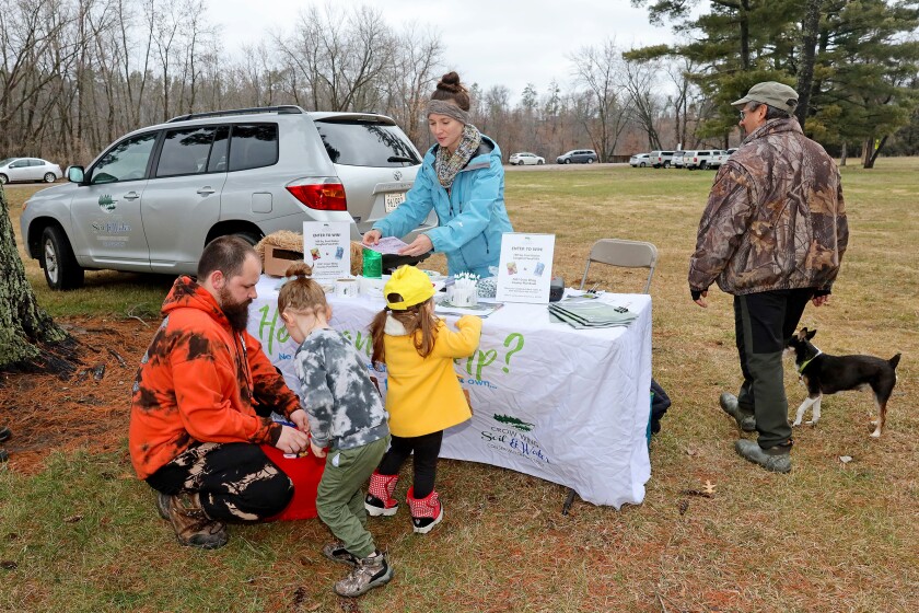 People enjoy nature-based activities during the Earth Day Community Fair Saturday, April 23, 2022, at Rotary Riverside Park in Brainerd.