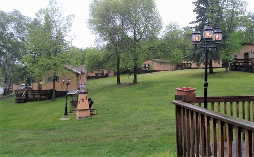 cabins at Pipetsone Point Resort Lake of the Woods Ontario Canada