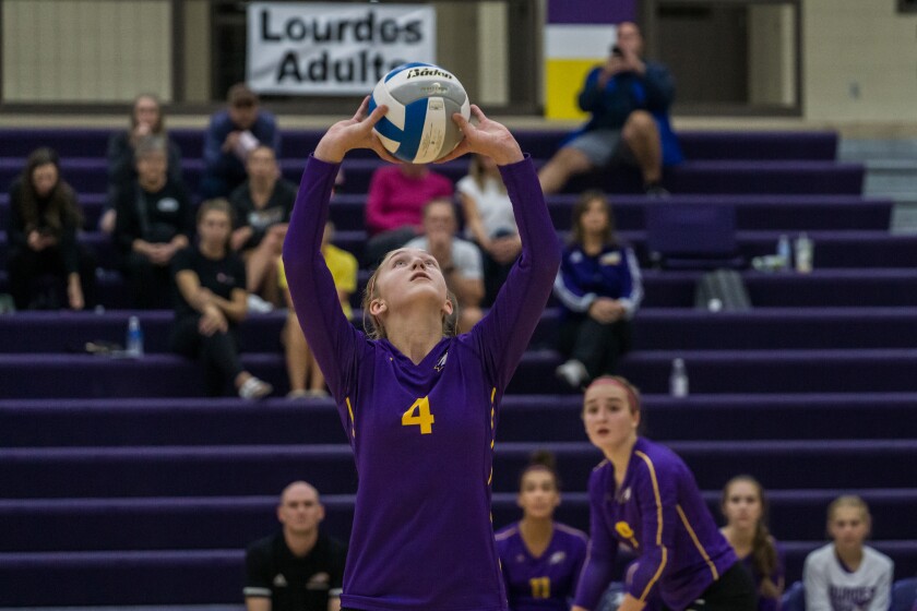 Kasson-Mantorville, Lourdes girls volleyball