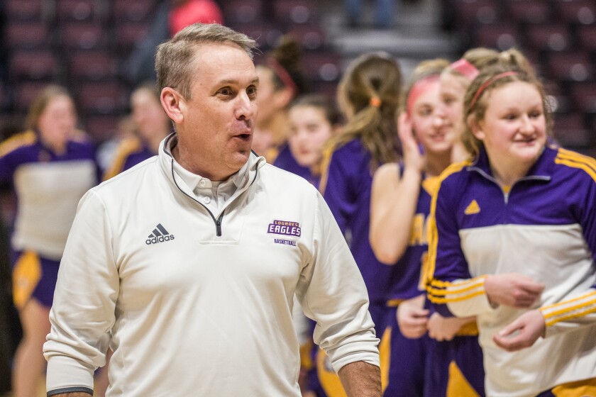 Lourdes, Lake City Section 1AA Championship girls basketball