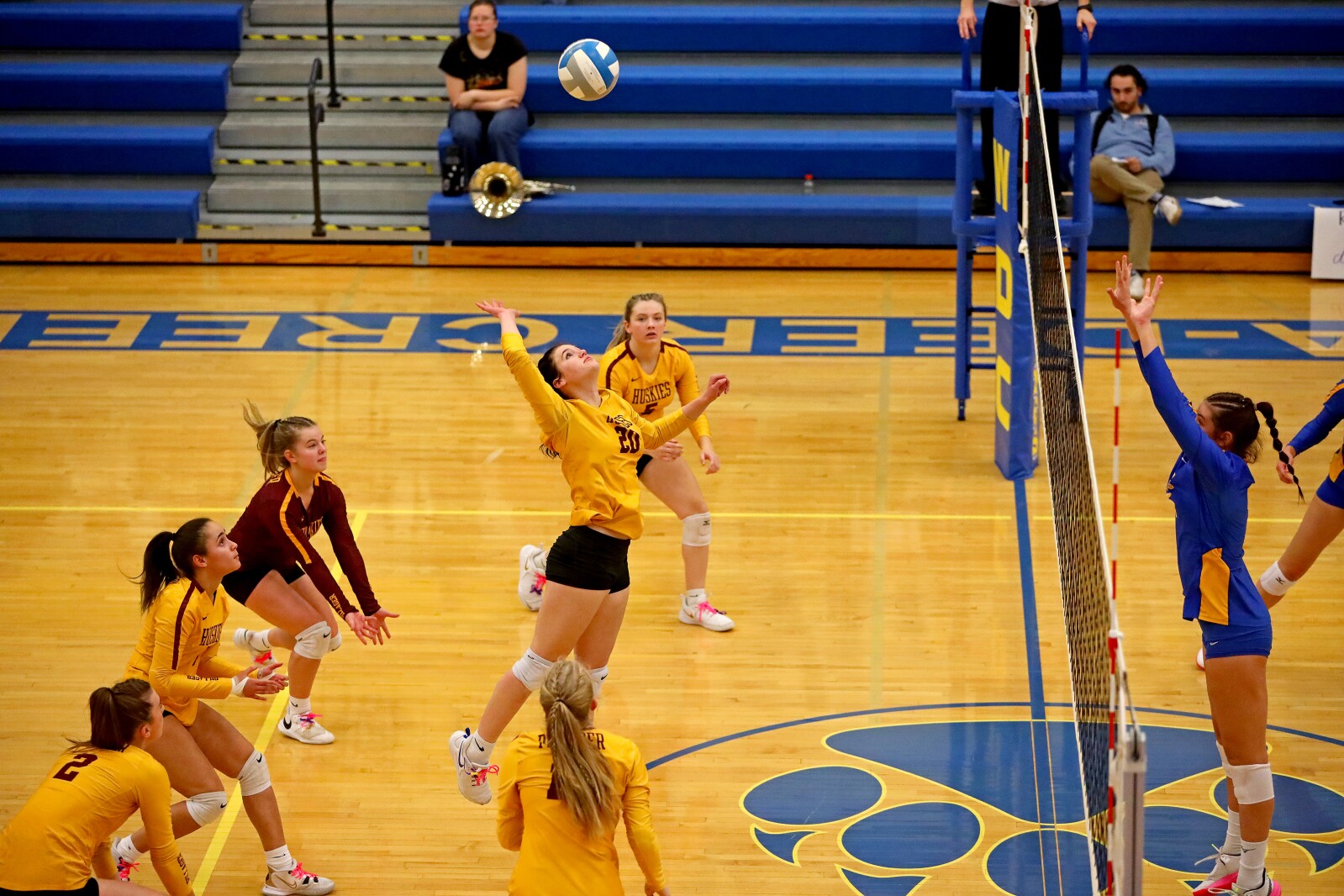 Wadena-Deer Creek vs Pillager volleyball on Thursday, Oct. 27, 2022, in Wadena.