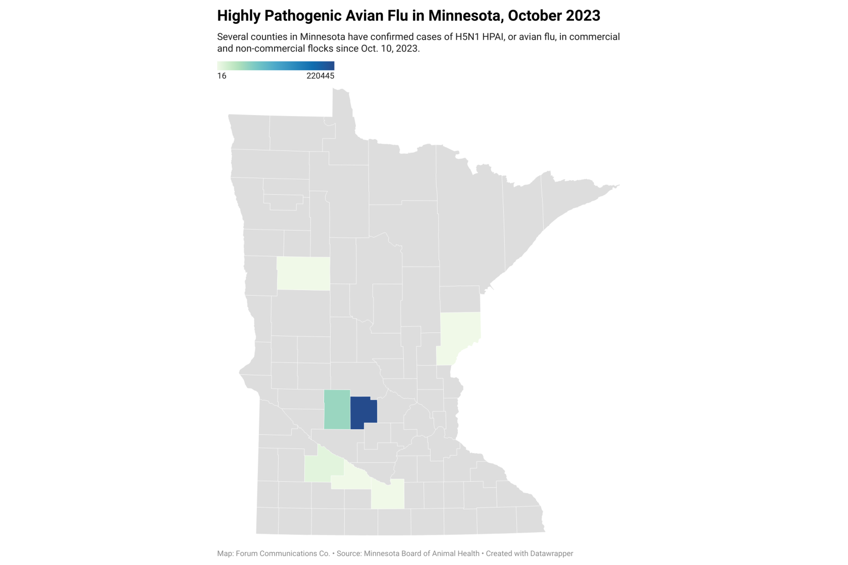 Avian flu cases reported in Meeker, Kandiyohi and Redwood counties in ...