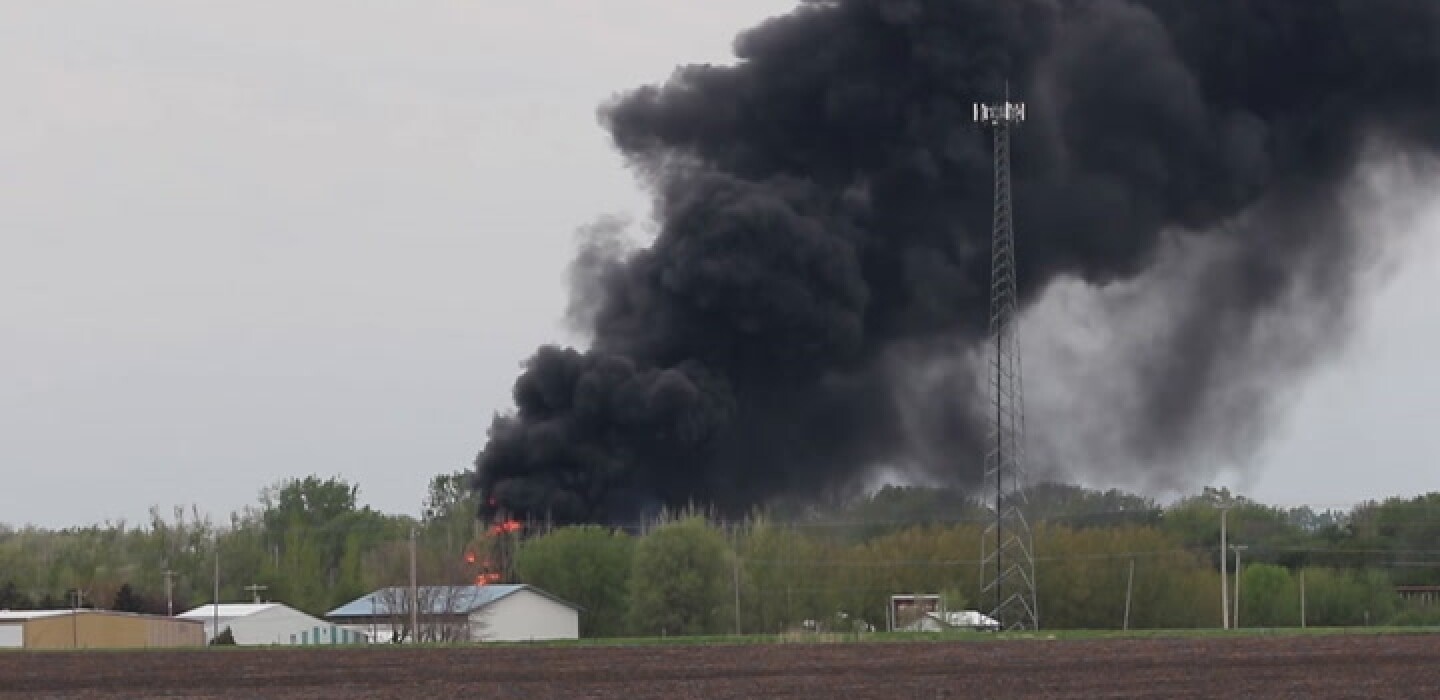 UPDATE Train derails in Sibley, Iowa; evacuation ordered The Globe