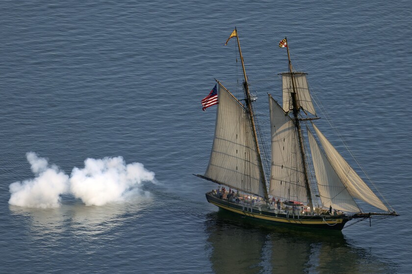 Tall ships.