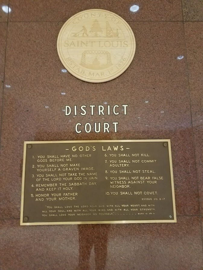 Removal of northern Minn. courthouse Ten Commandments plaque causes buzz Removal of northern Minn. courthouse Ten Commandments plaque causes buzz