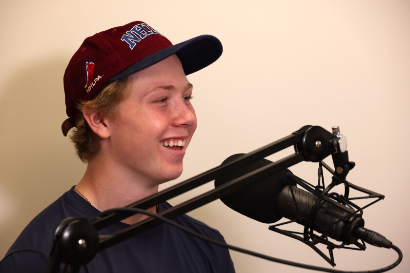 Podcast recording