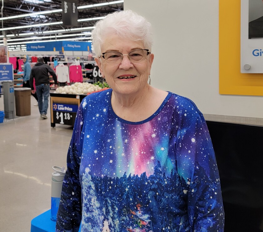 Judy Wanek sits for a photo