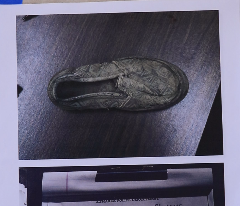 A shoe discovered in John Jacobson case 