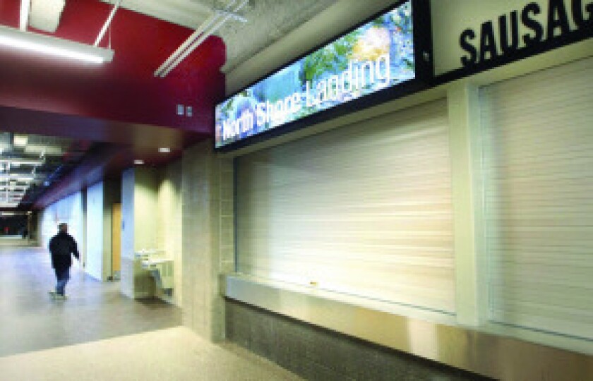 Amsoil Arena: Concession stands