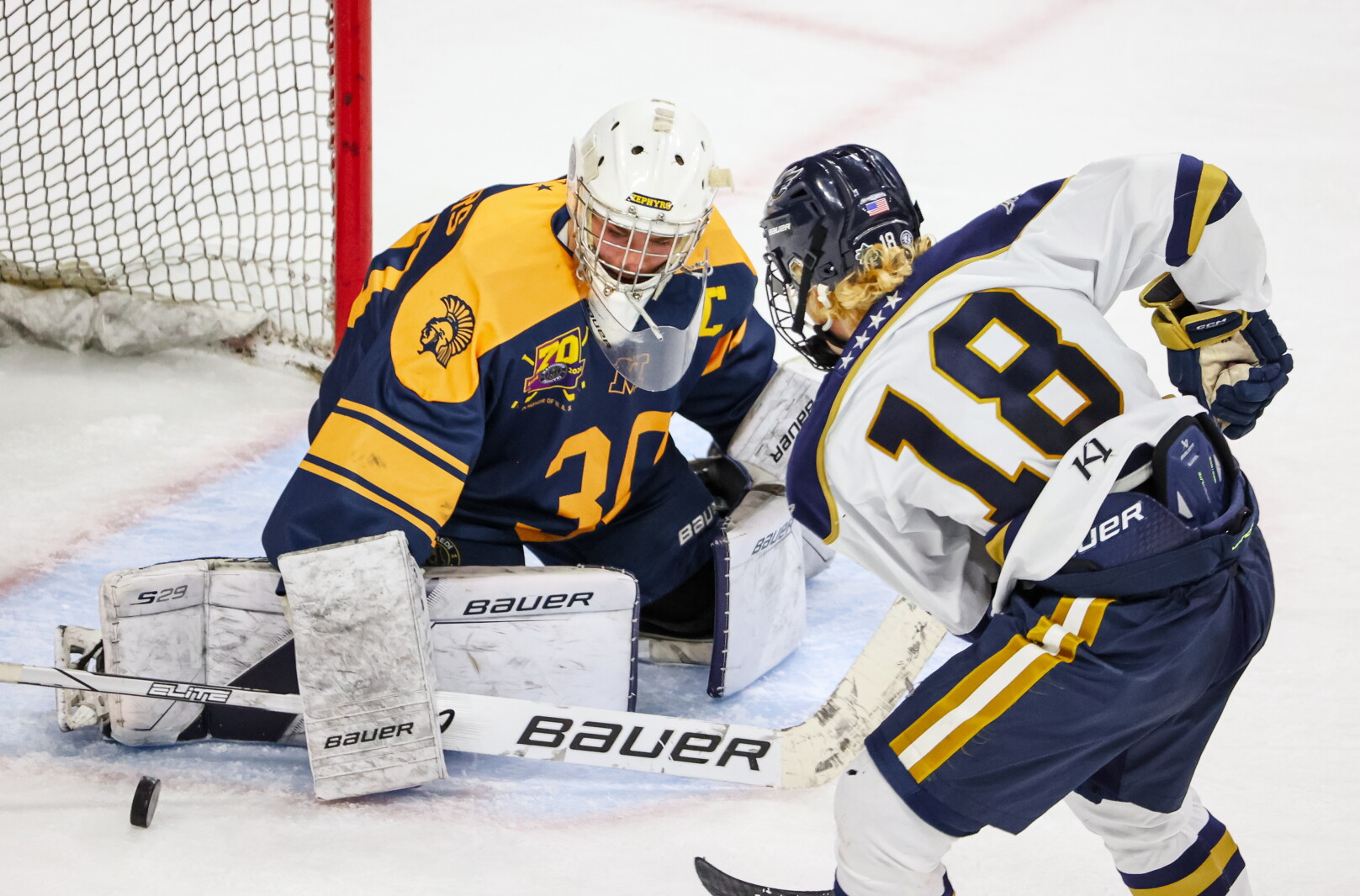 Jack Mathison Hermantown vs. Mahtomedi boys (March 8, 2024) - The Rink Live ...