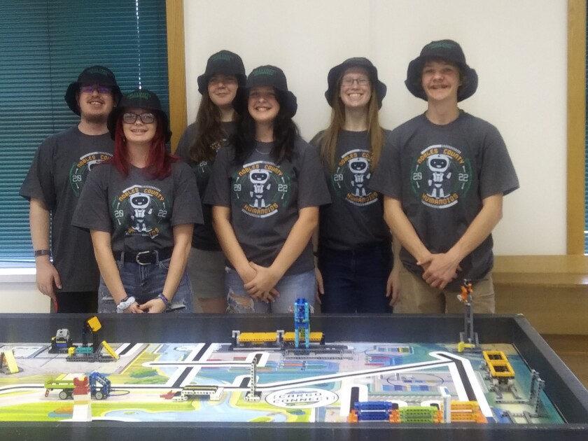 The 4-H Nobles County Humanoids Robotics team competed in May at the Razorback First Lego League Invitational at the University of Arkansas in Fayetteville, Arkansas.