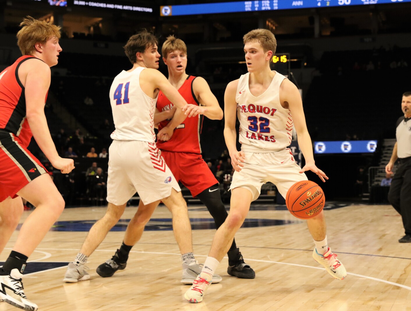 Pequot Lakes vs Annandale Class 2A State Quarterfinals Tuesday, March 22, 2022, at Target Center.