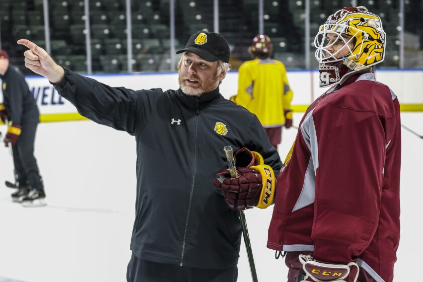 Minnesota Duluth men’s hockey prepares for NCAA Regional game against Michigan Tech
