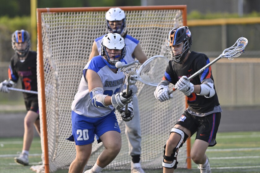 Brainerd Warriors playing Lacrosse