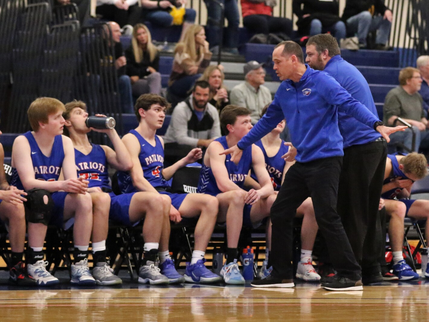 Pequot Lakes vs Minnehaha Redhawks in the Class 2A State Tournament Wednesday, March 23, 2022, at Concordia University in St. Paul.