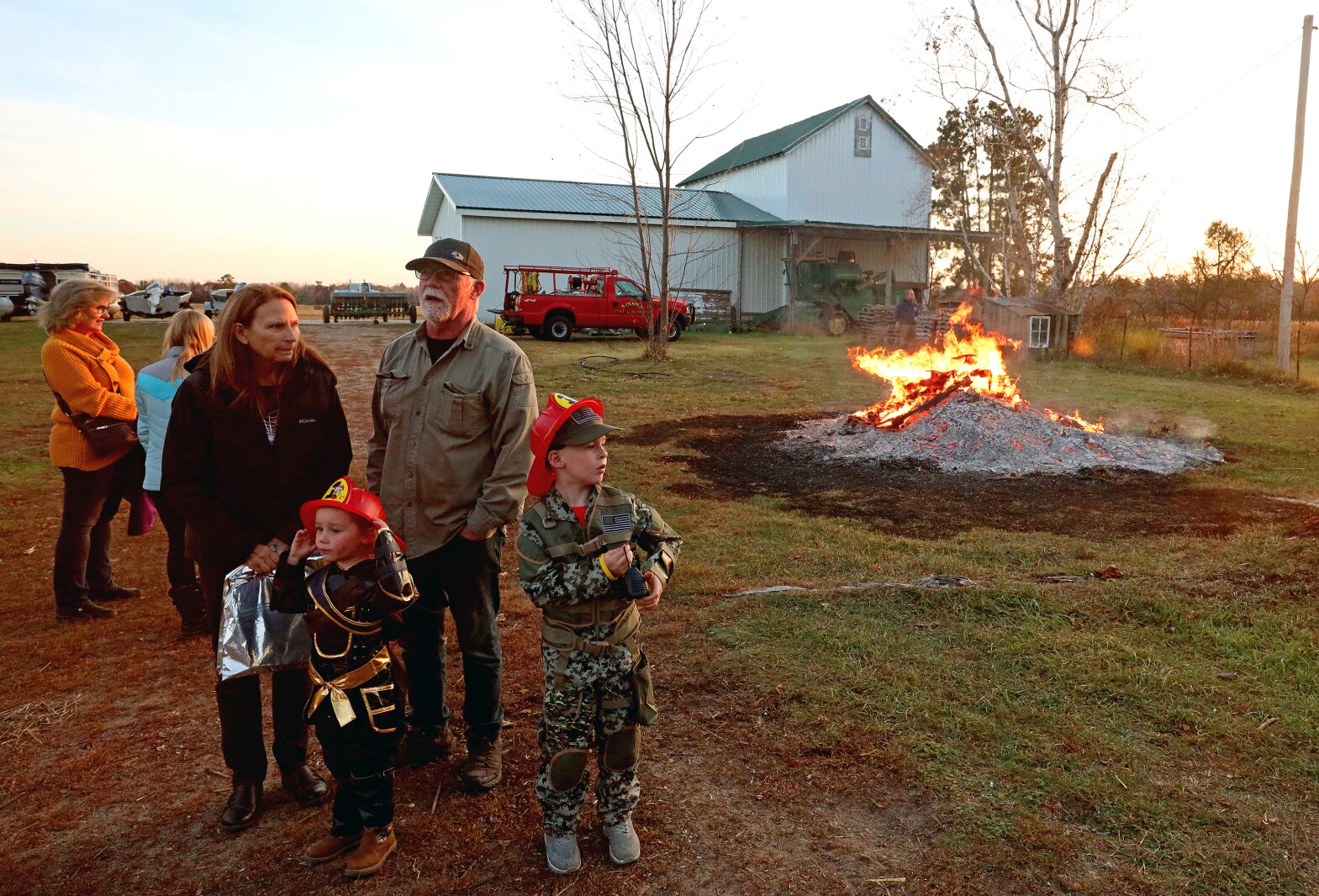 Nisswa Fire Department Haunted Barn and Hayrides on Saturday, Oct. 30, 2022, in Nisswa.
