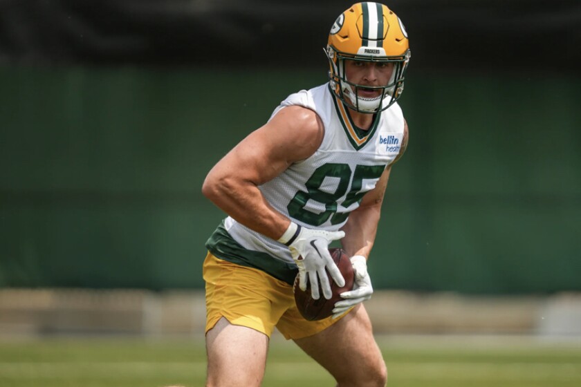 Tucker Kraft making himself at home with Green Bay Packers - Sioux Falls  Live