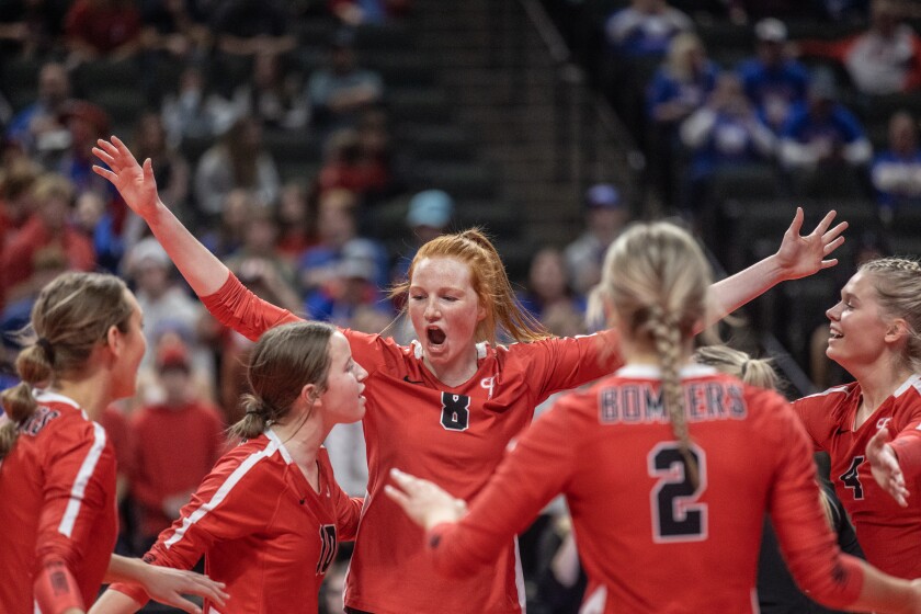 Cannon Falls, Pequot Lakes Class AA Championship volleyball