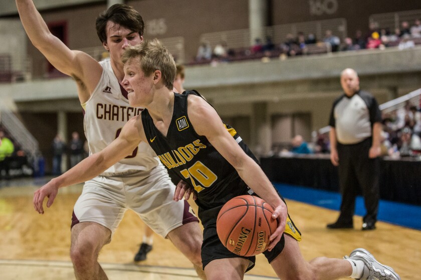 Plainview-Elgin-Millville, Chatfield Section 1AA quarterfinal boys basketball
