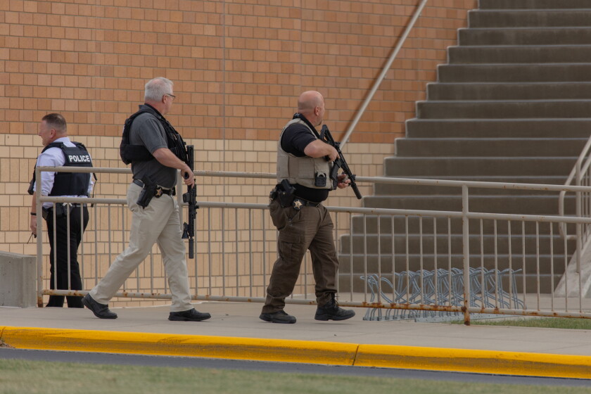 Photos Law enforcement respond to 'swatting' incident at Lourdes High