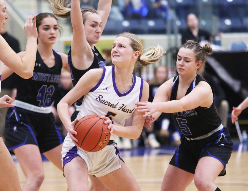 Sacred Heart weathers the storm, comes out with Section 8A girls ...