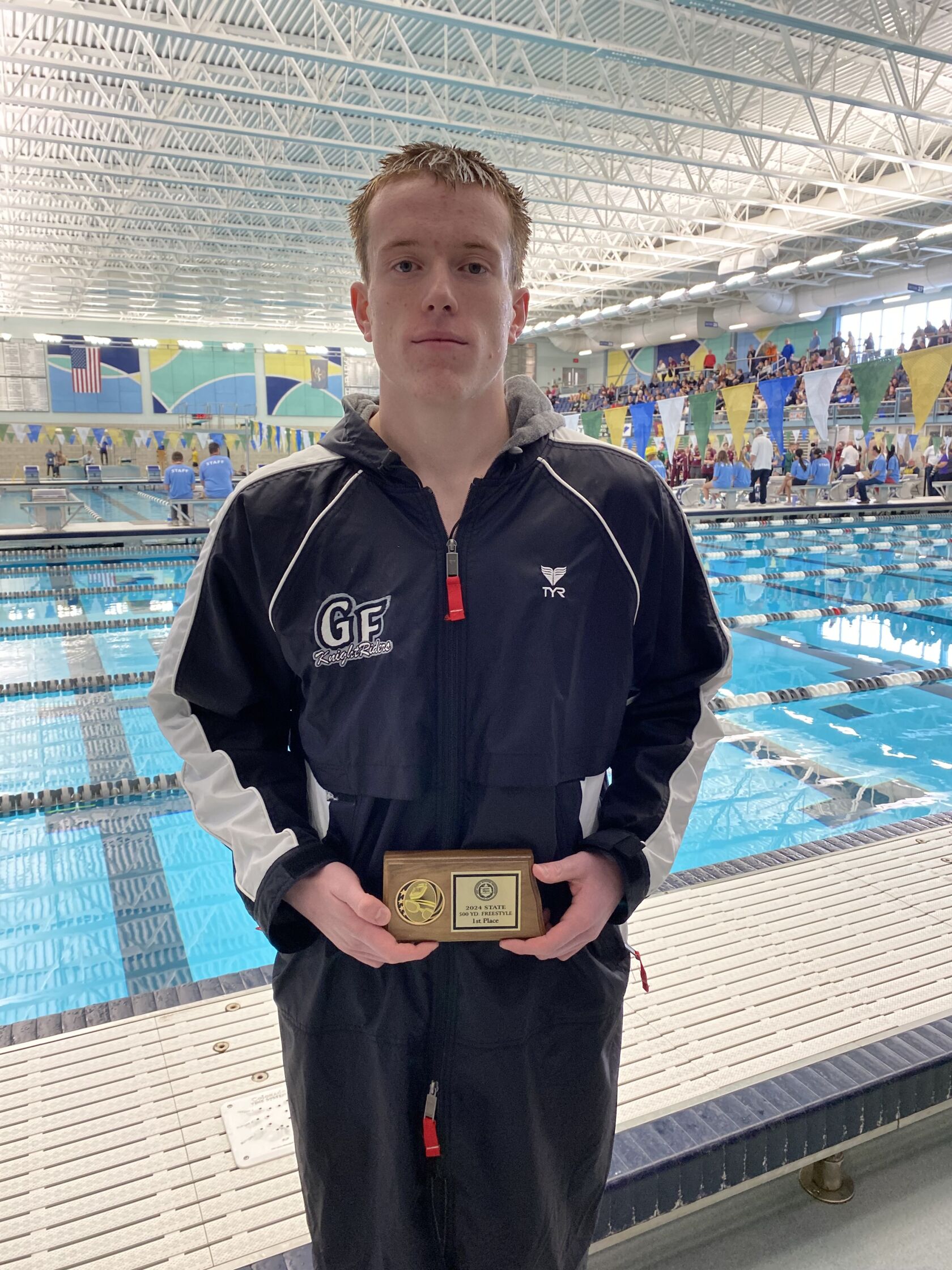 Jackson Rerick wins 500 freestyle state title as Grand Forks finishes ...