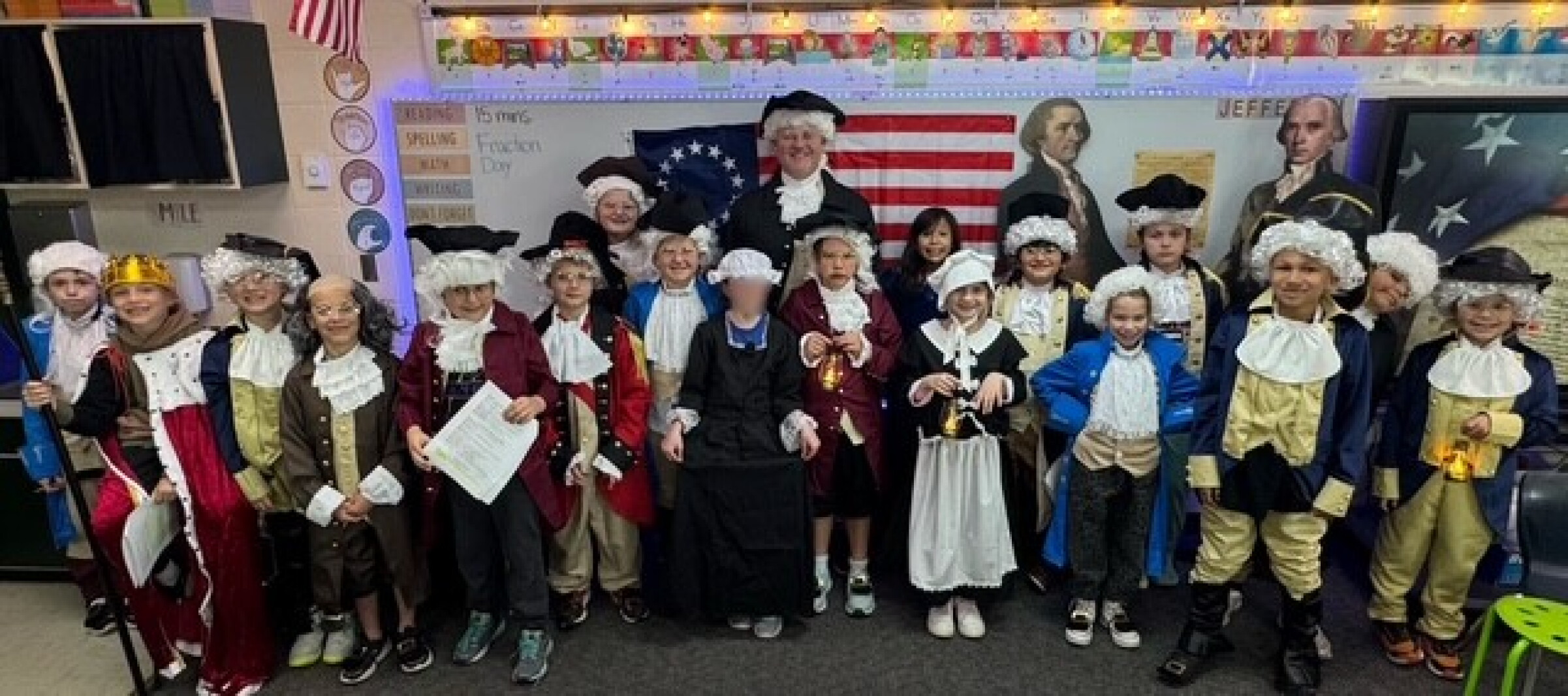 Jefferson third-graders bring history to life for America’s 250th