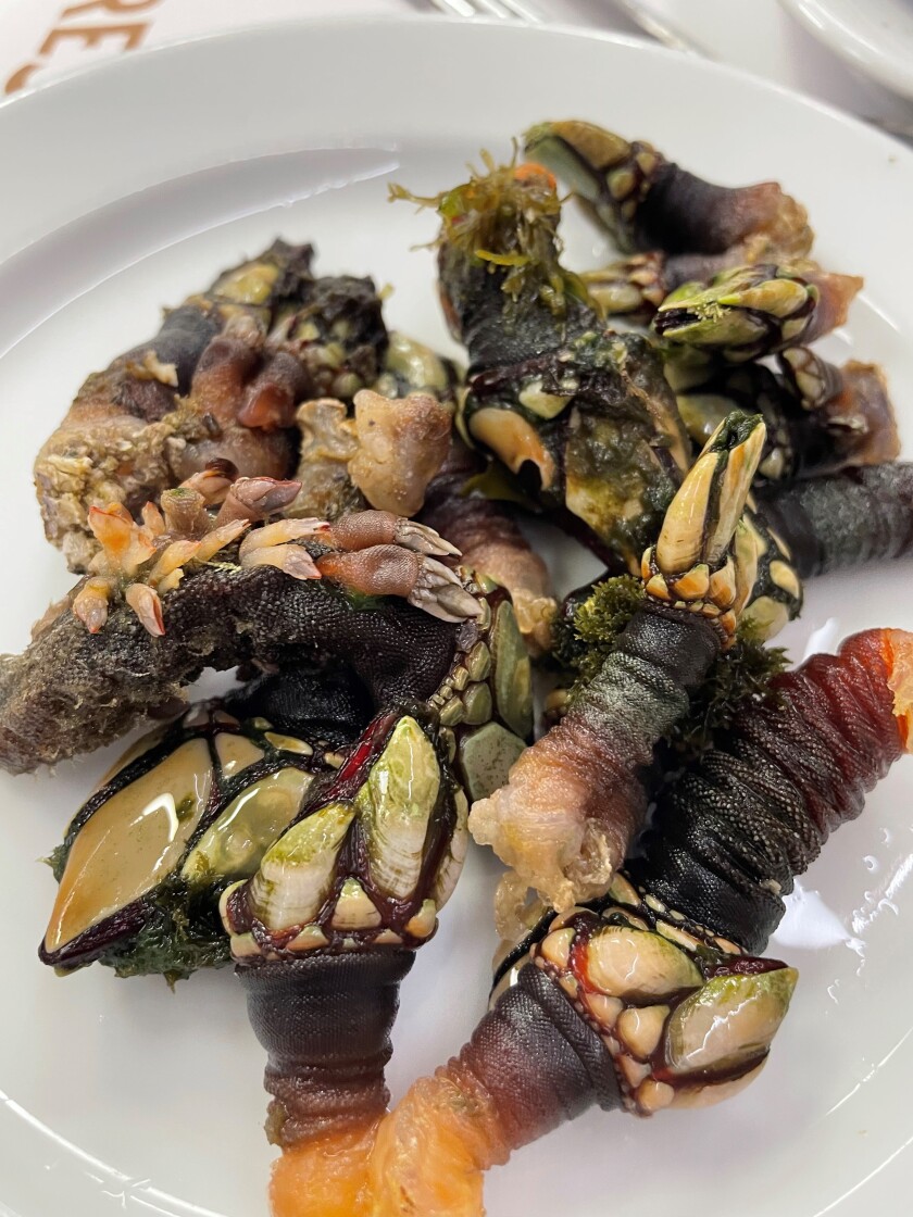 Cracas no Ramiro's em Lisboa, Portugal.