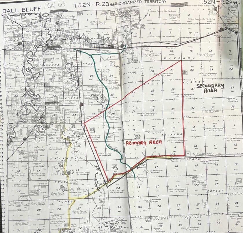map of Savanna State Forest