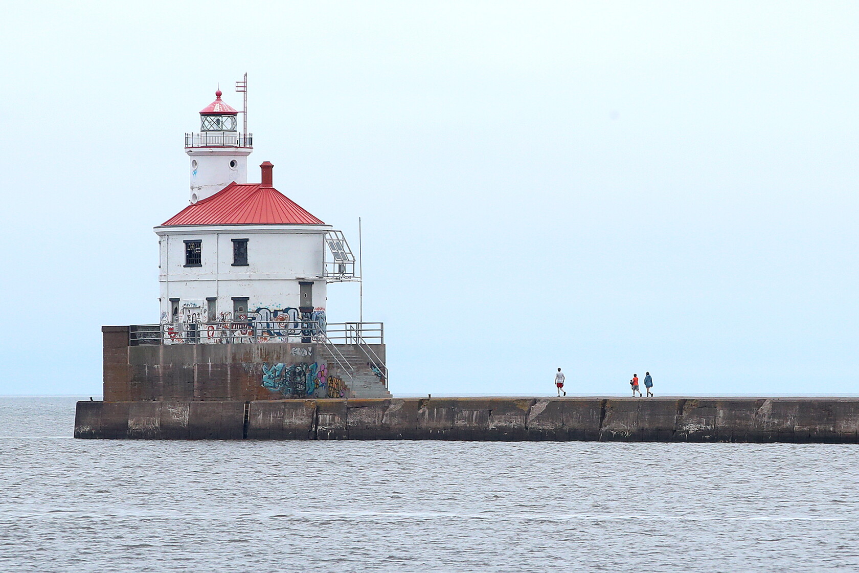 Wisconsin Point Drive Photos: Hiking for a closer look of Wisconsin Point lighthouse ...