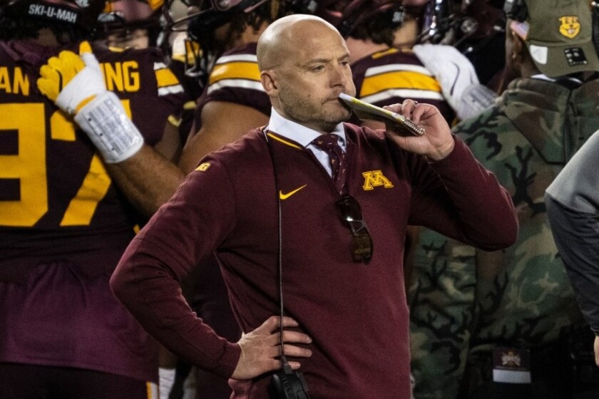 Gophers coach P.J. Fleck explains trick play call on game-defining ...