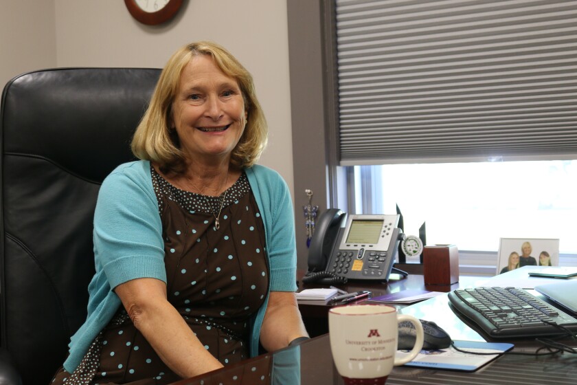 University of Minnesota-Crookston Chancellor Mary Holz-Clause (Andrew Haffner/Grand Forks Herald)