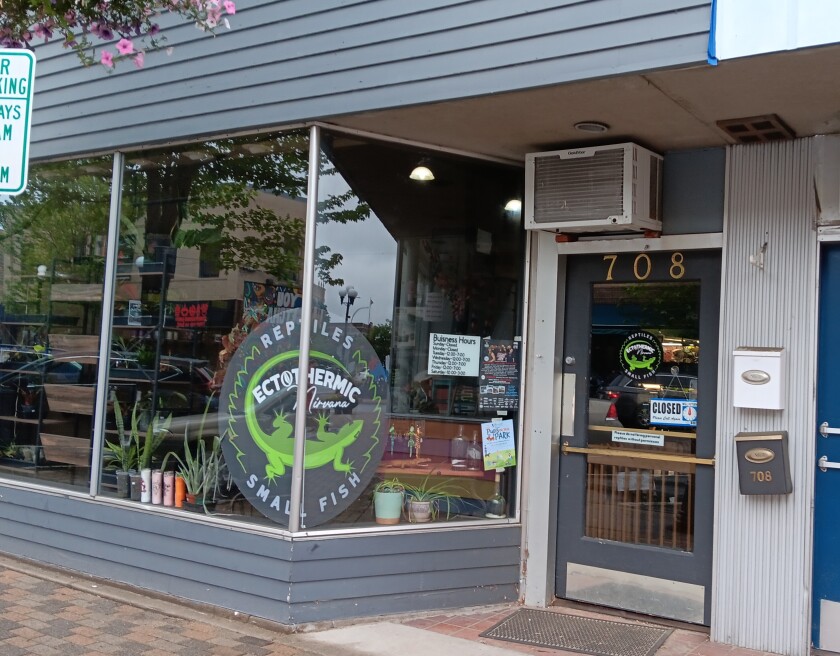Ectothermic Nirvana storefront exterior