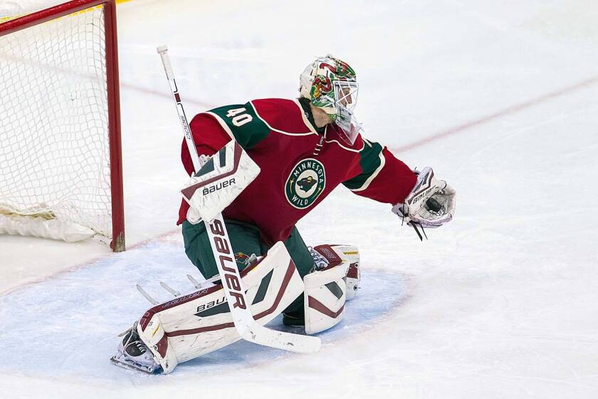 Minnesota goalie Devan Dubnyk