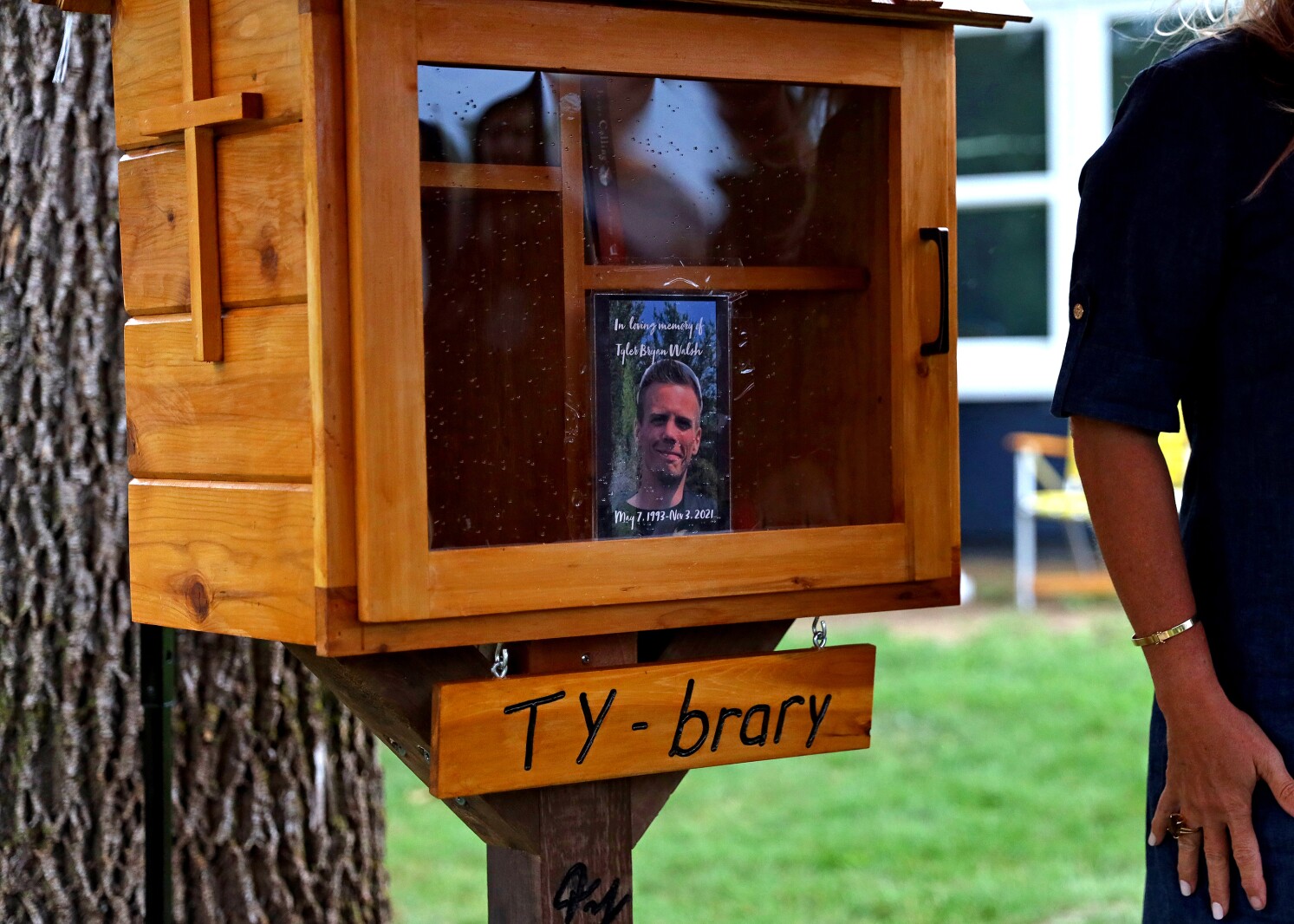 Saturday, July 23, 2022, during the installation of the first Ty-brary in Brainerd.