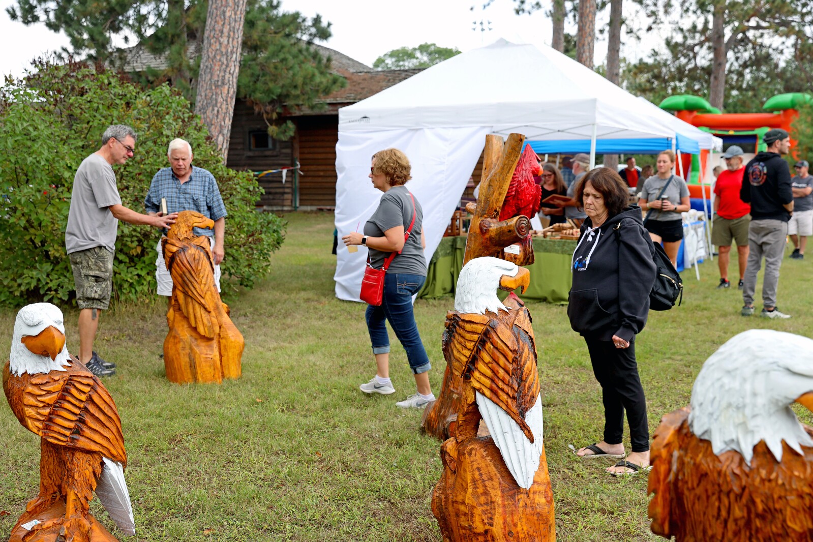 People enjoy the 47th annual Nisswa Fall Festival on Saturday, Sept. 17, 2022.