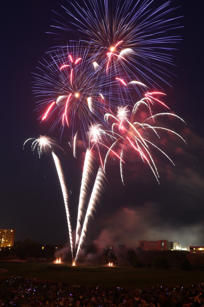 Fireworks shows depend on public donations Pine and Lakes Echo