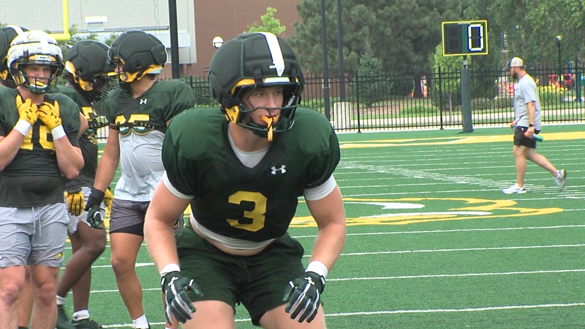 'Race to maturity' is underway for more than half of Bison football team