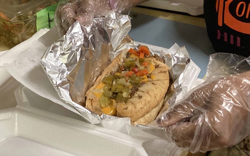 Food prepared by Meals on Hills