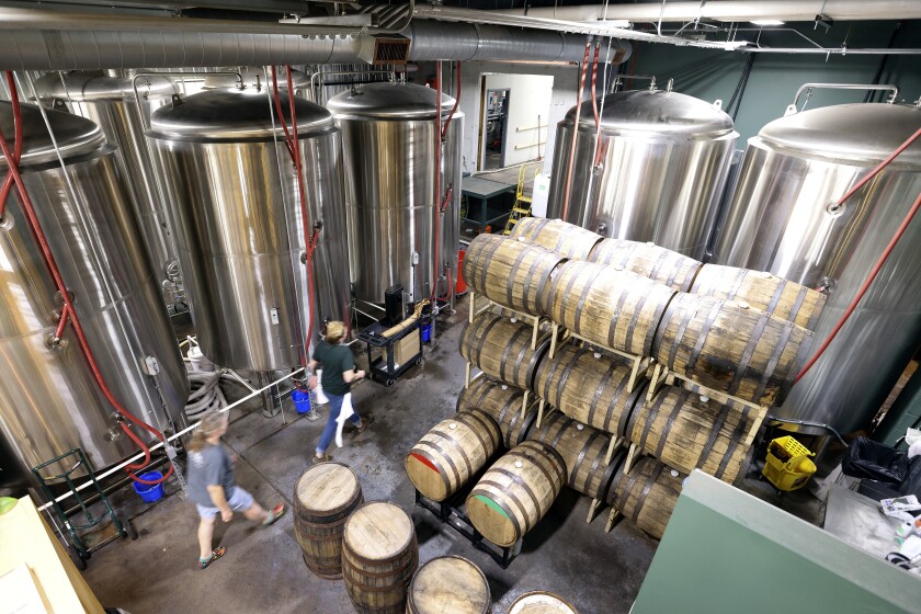 Cider production area.