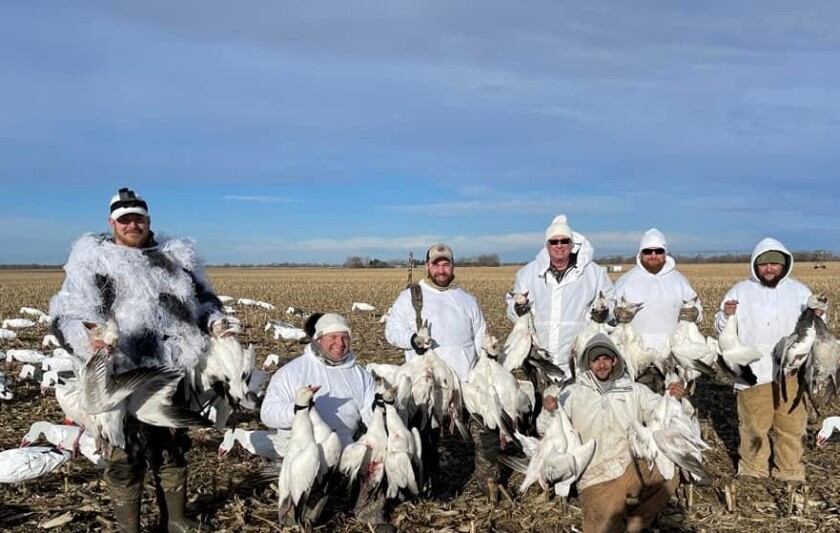snow goose hunt Hometown Heroes Outdoors