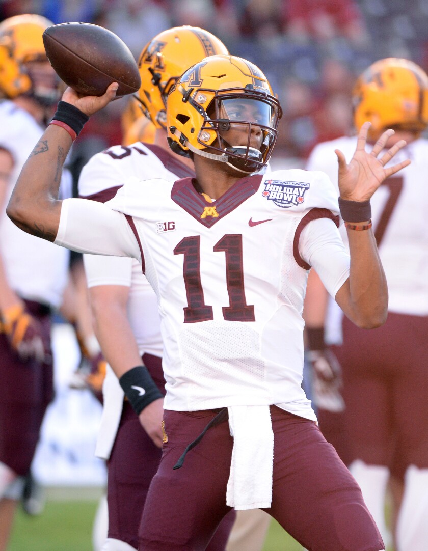 Gopher scrimmage is latest test for competing Gopher QBs