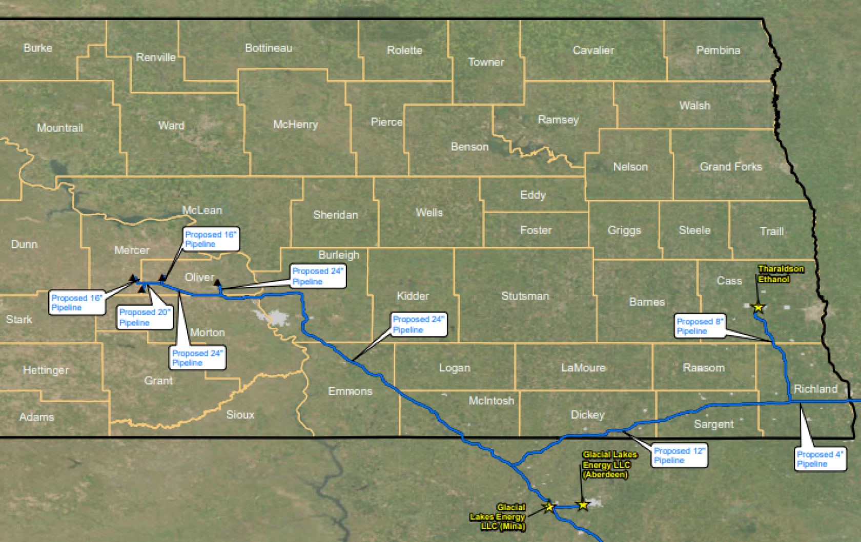 Denbury Operations Map Summit carbon pipeline says it's signed 80% of needed easements in ...