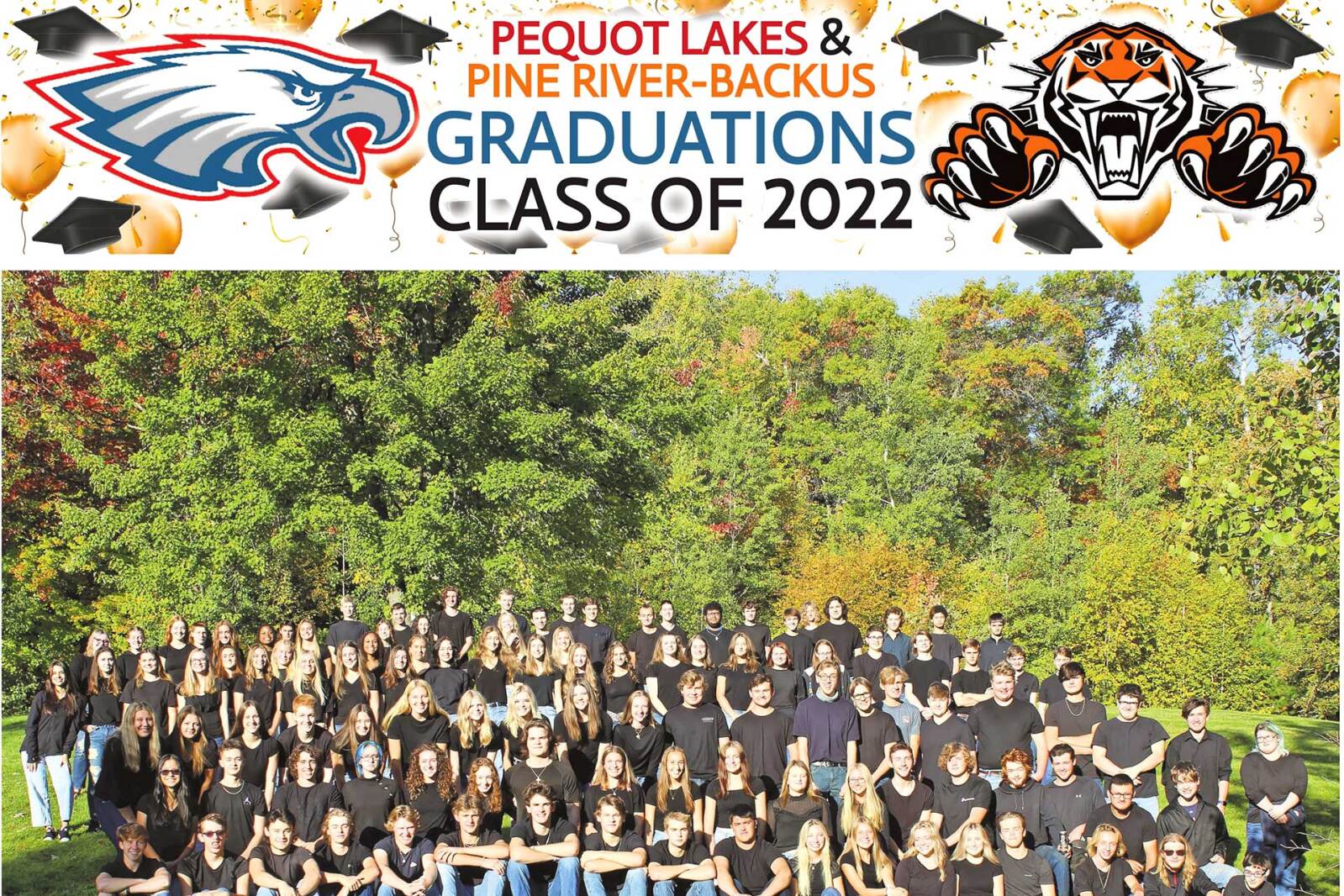 Pequot Lakes and Pine River-Backus Graduations - 2022 - Pine and Lakes