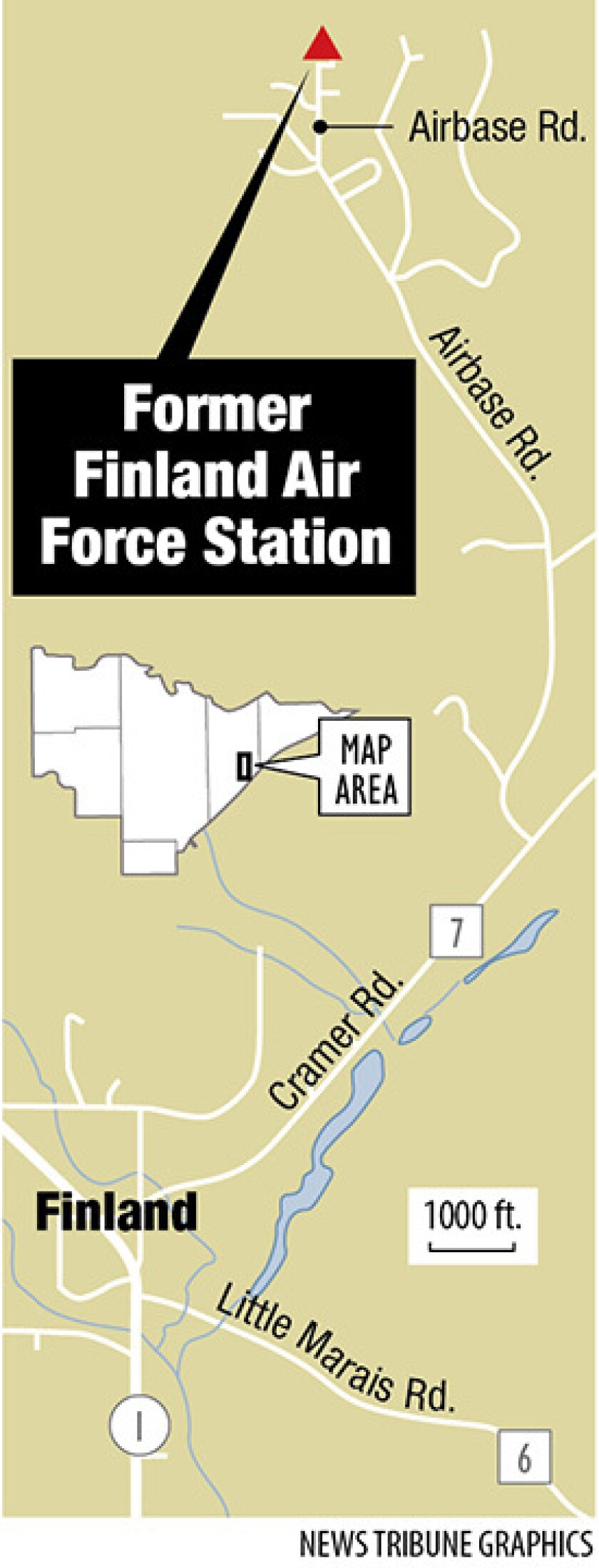 Finland Air Force Station map